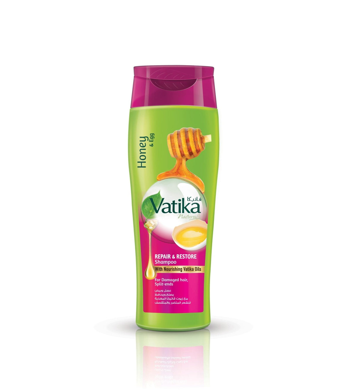 Vatika Honey &amp; Egg Repair &amp; Restore Shampoo – 400ml - ShopXonline