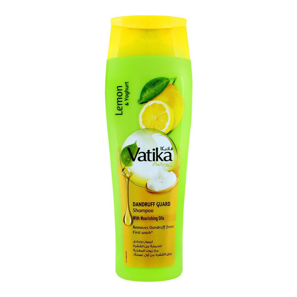 Vatika Lemon And Yoghurt Dandruff Guard Shampoo – 400ml - ShopXonline