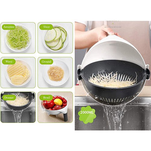 Vegetable Cutter And Drainer Set - ShopXonline