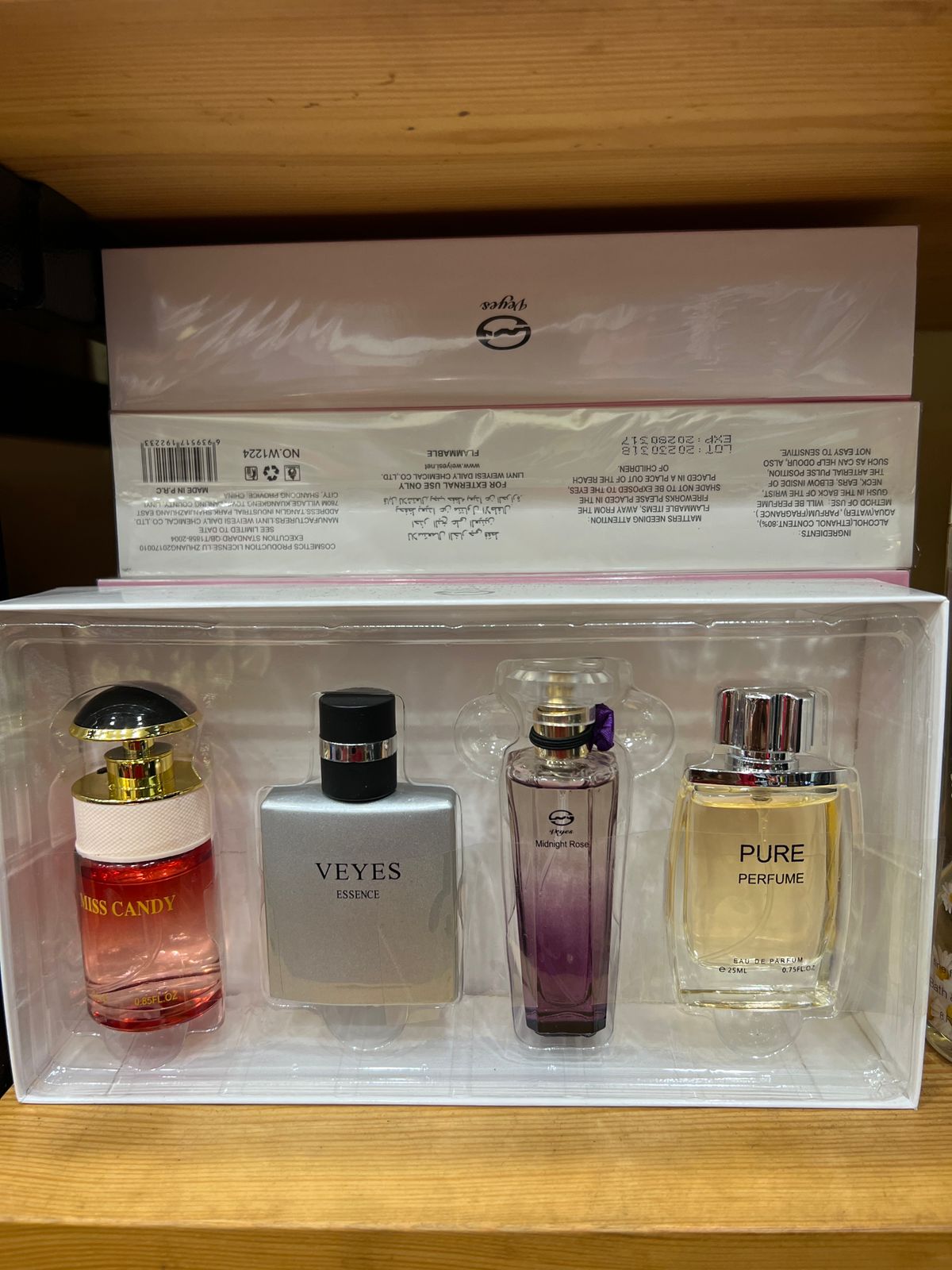 Veyes Fragrances - 4 in 1 Gift Pack - Type 5 (W1224) - (25ml X 4) - ShopXonline