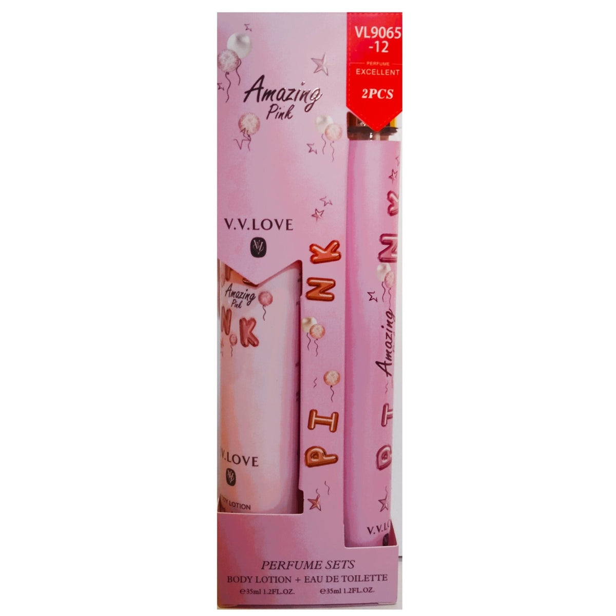 V.V Love Amazing Pink 2in1 Gift Pack - 35ml x 02 - ShopXonline