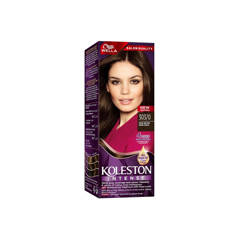 Wela Koleston Dark Brown (303) Hair Color - 50ml - ShopXonline