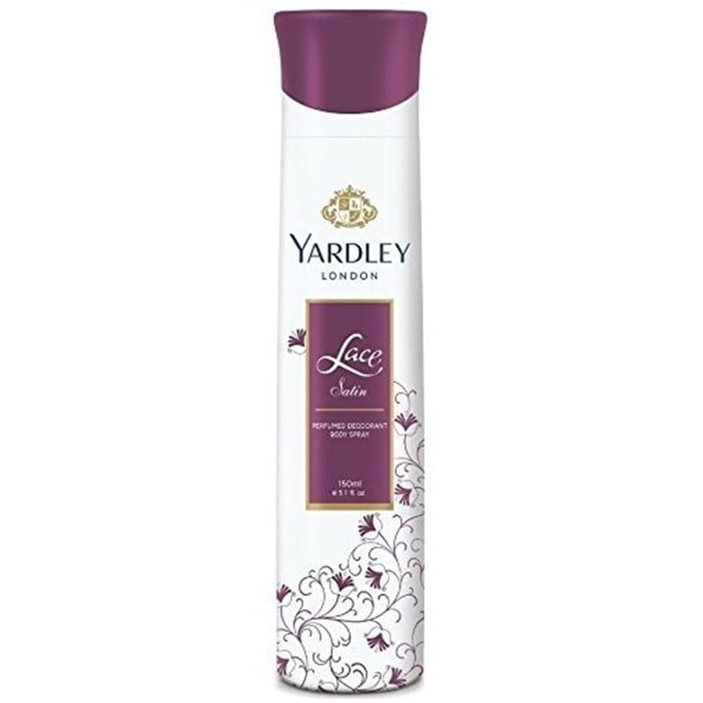 Yardley Lace Satin Women's Body Spray - 150ml - ShopXonline