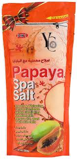 YC Aloe Papaya Spa Salt 300g - ShopXonline