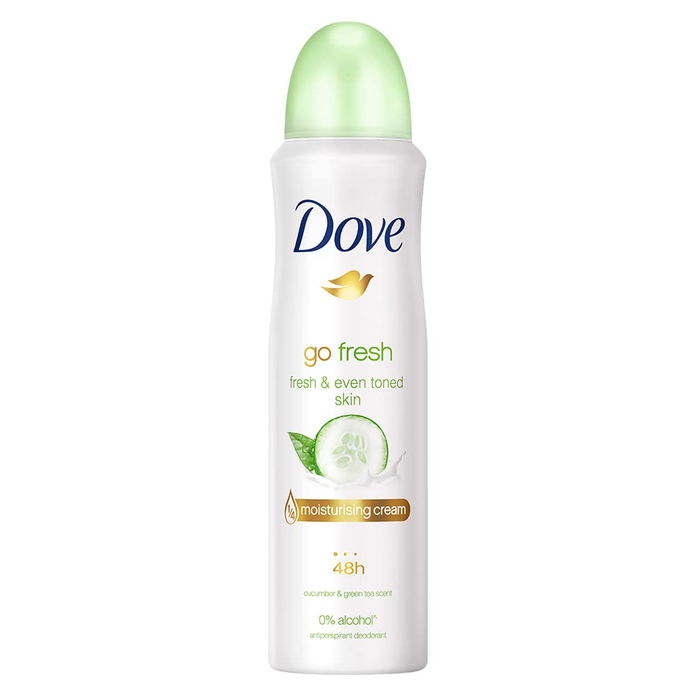 Dove Go Fresh Cucumber Antiperspirant Spray-150ml – shopXonline